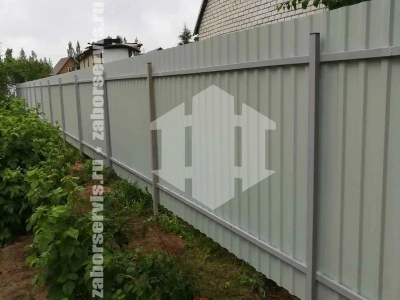 Забор из профнастила 88 метров