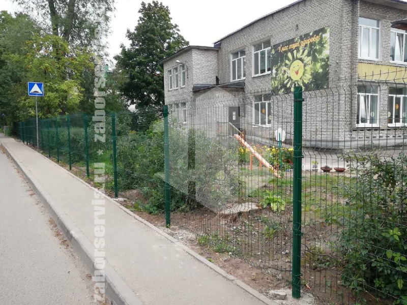3D заборы для детского сада 80 метров 3,5мм