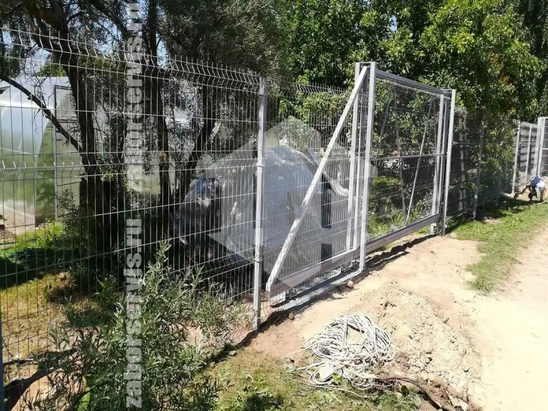 Забор из сетки гиттер 63 метра