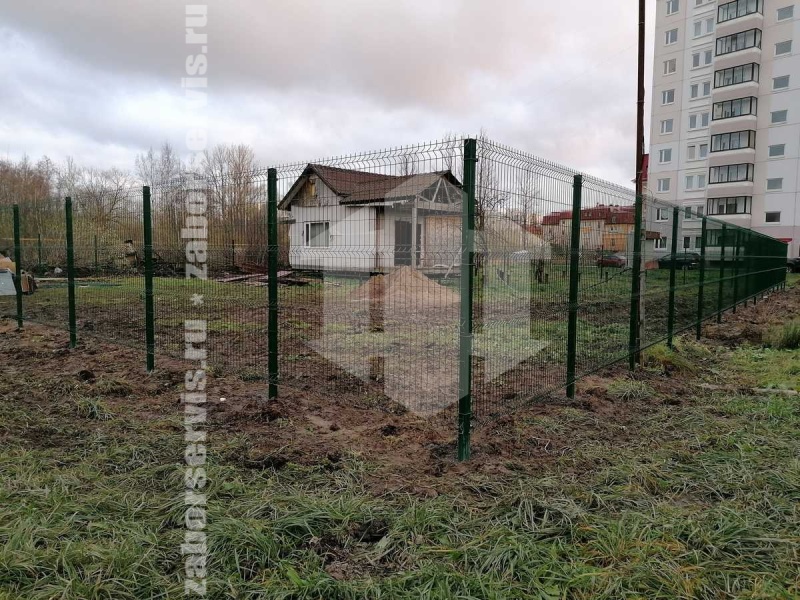 3D забор 126 метров 4мм пример 1