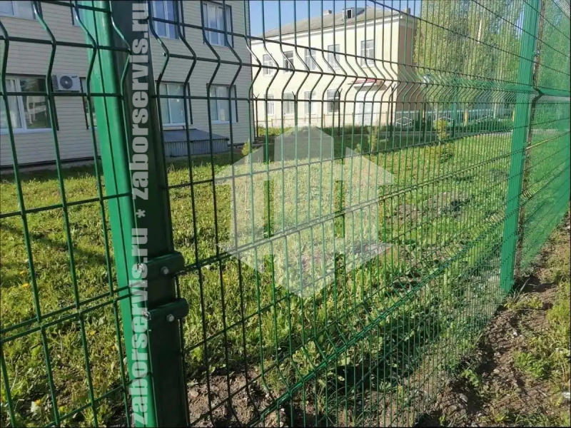 3D заборы для школы 70 метров высота 2,0м